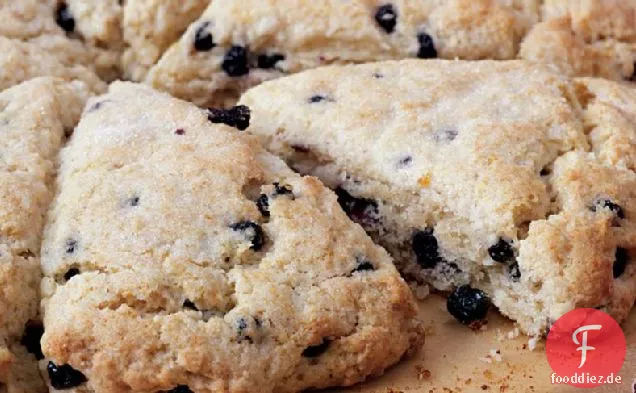 Zitronen-Blaubeer-Scones