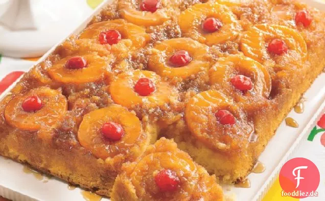 Peachy-Ananas-Upside-Down-Kuchen