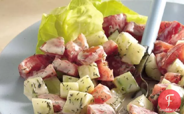 Dillgurken-Tomaten-Salat