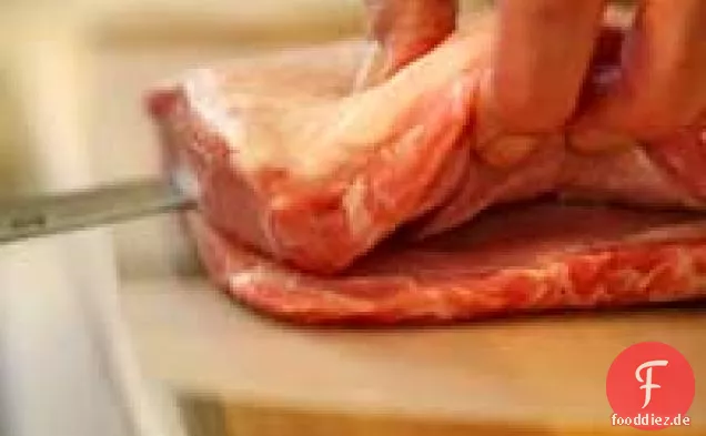 Apfel Cranberry Gefüllte Schweinebraten