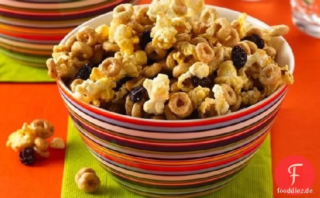 Zimt-Popcorn-Snack