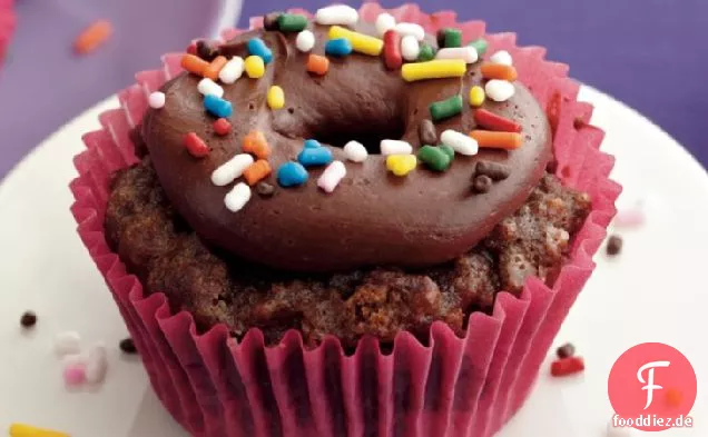 Schokoladen-Donut-Cupcakes