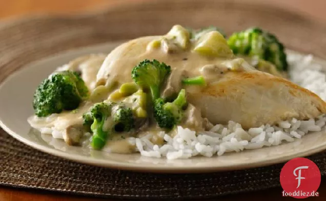 Huhn und Brokkoli Pfanne
