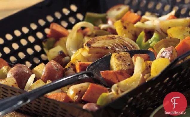 Gegrilltes Drei-Kartoffel-Medley