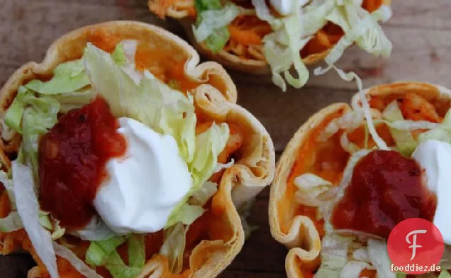 Muffin Zinn Huhn Tacos