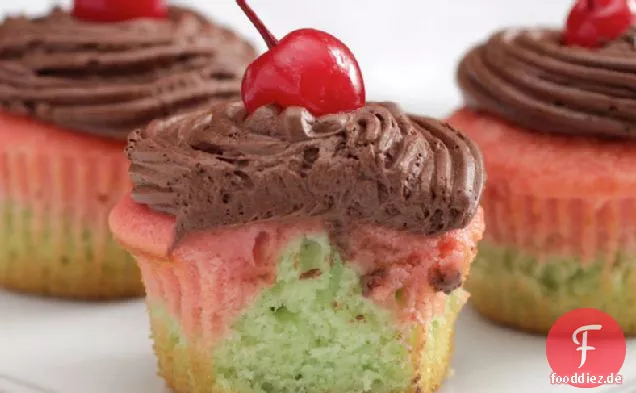 Italienische Spumoni Cupcakes