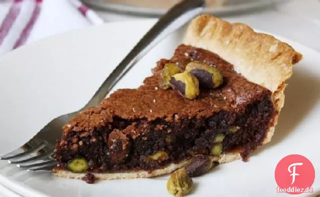 Meersalz-Pistazien-Fudge-Torte