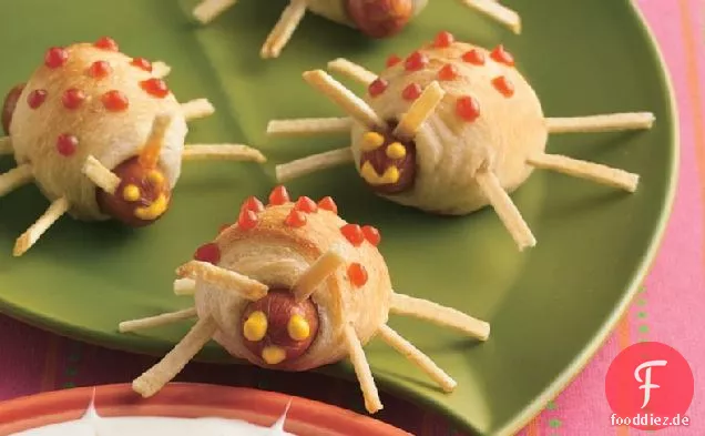 Bite-Size Boo Bugs mit Bug-Fang Dip