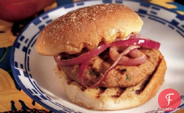 Gegrillter Parmesan-Truthahn Burger