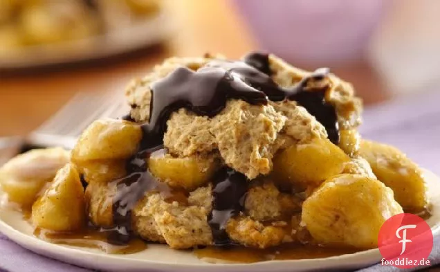 Karamellisierte Bananen Shortcakes