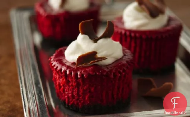 Mini Roter Samt Käsekuchen