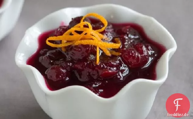 Cranberry-Sauce mit Orange