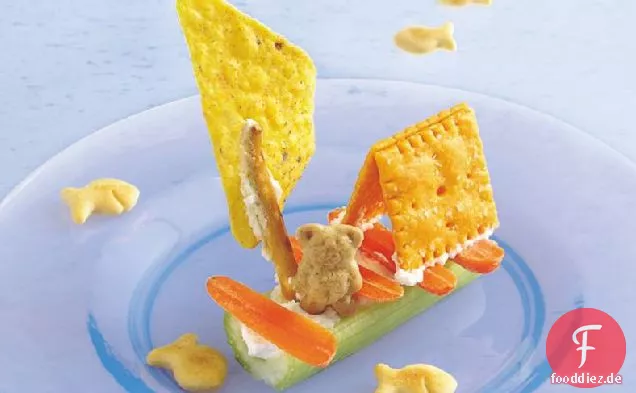 Huck Finn Teddybär Floß Snacks
