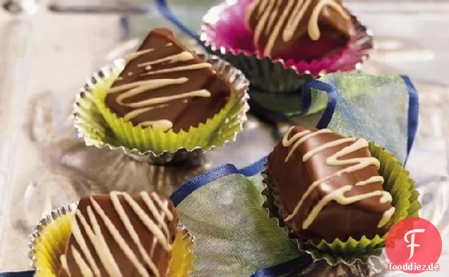 Schokoladenüberzogene Erdnussbutter-Bonbons