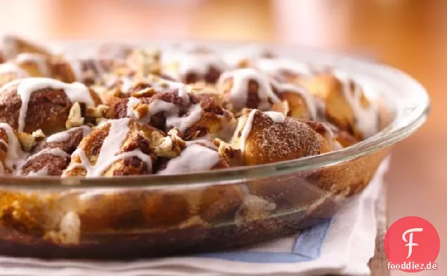 Iced Cinnamon Roll Kaffee Kuchen