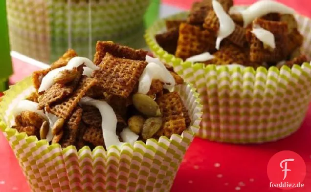 Iced Kürbis Chex Mix
