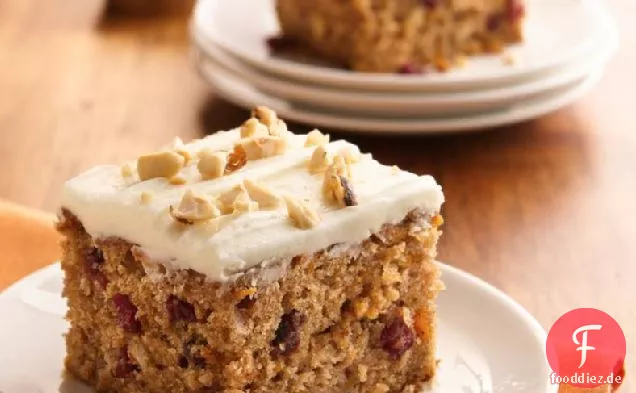 Butternut Squash-Kuchen mit Butter-Rum-Zuckerguss