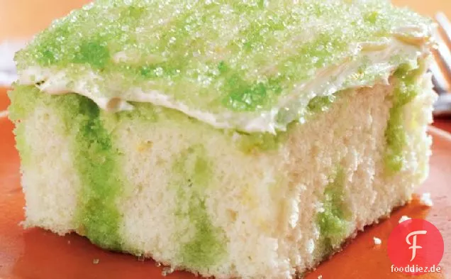 Zitrone Lime Poke Kuchen