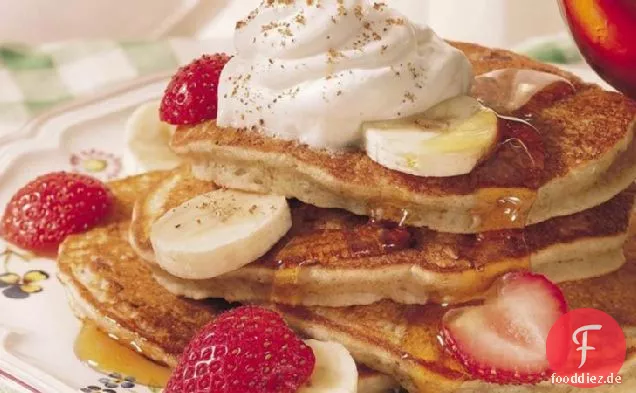 Bananen-Pekannuss-Pfannkuchen