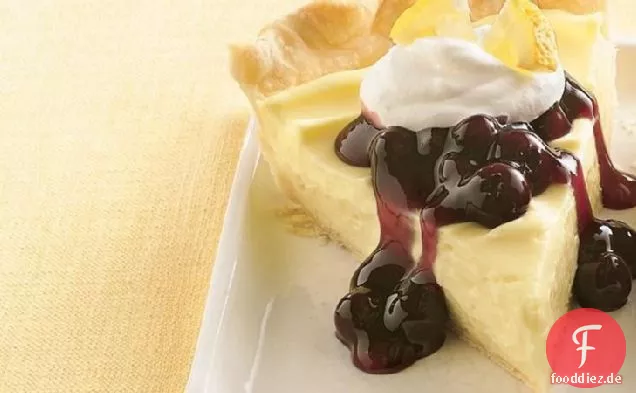 Zitronen-Frischkäse-Blaubeerkuchen