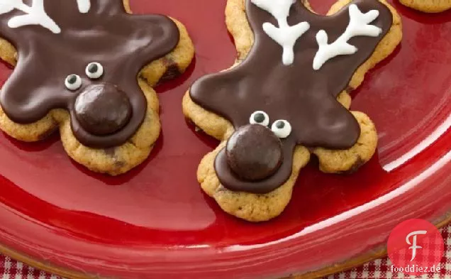 Chocolate Chip Rentier Cookies