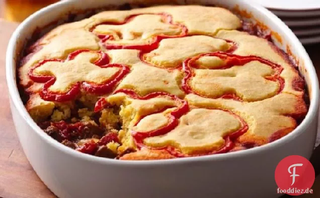 Rindfleisch-Chili mit Maismehlkruste