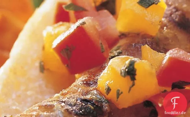 Gegrillte Senf italienische Würstchen