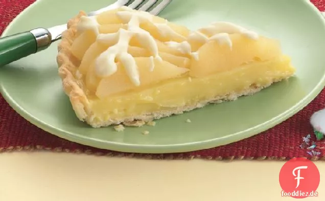Birne und Ingwer Creme Torte