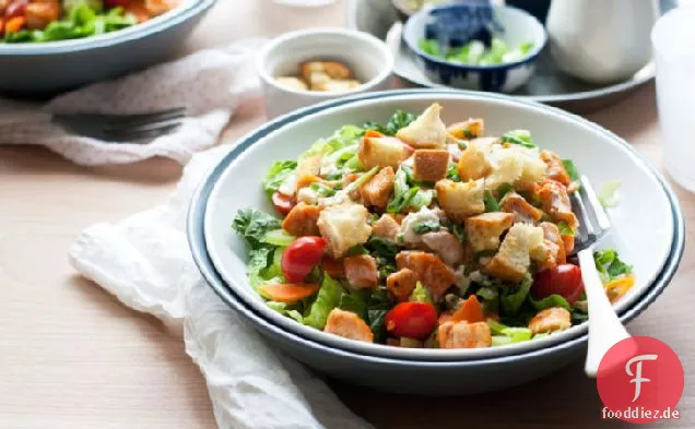 Leichtere Buffalo Chicken Salate