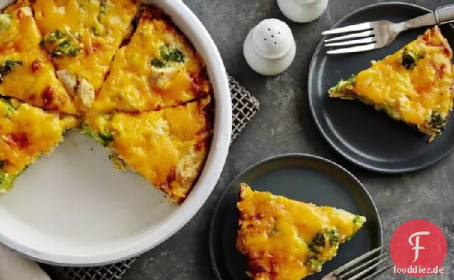 Unglaublich einfache Hühnchen-Brokkoli-Torte