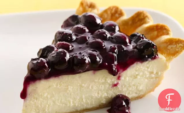 Frische Blaubeer-Käsekuchen-Torte