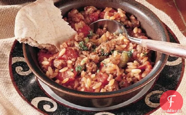 Griechisches Lamm und Orzo