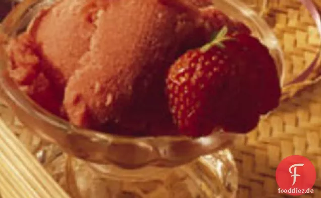 Erdbeer-Honig-Sorbet