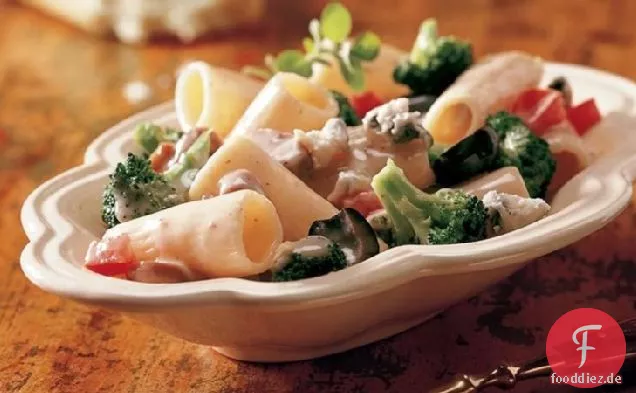 Gorgonzola Rigatoni mit Gemüse
