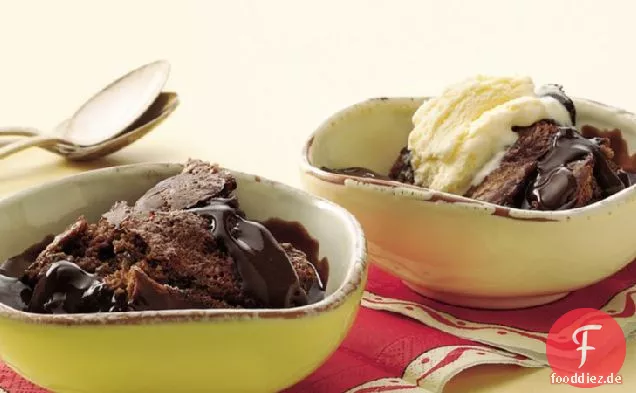 Heißer Fudge Pudding Kuchen