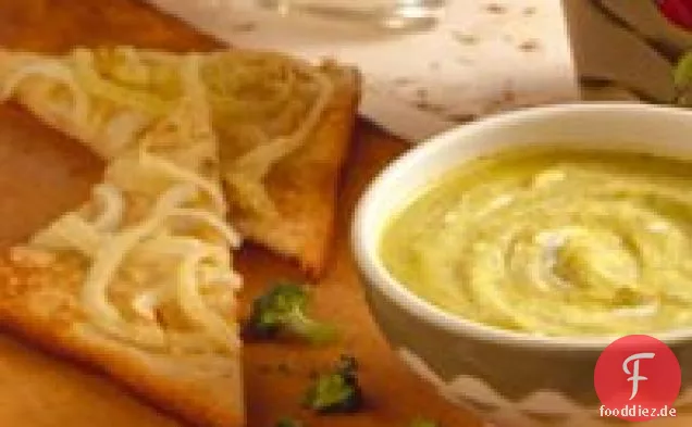 Zwiebel und Rosmarin-Focaccia-Keile