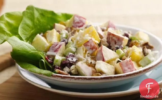 Waldorfsalat nach karibischer Art
