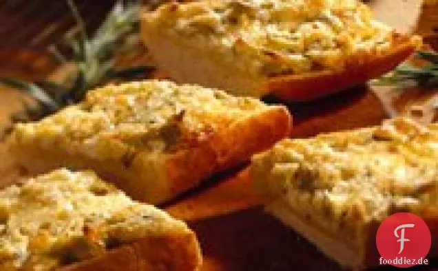 Artischocke Rosmarin-Bruschetta