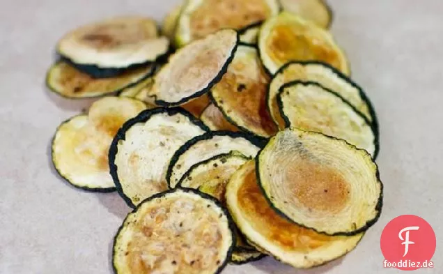 Gebackene Zucchini-Chips
