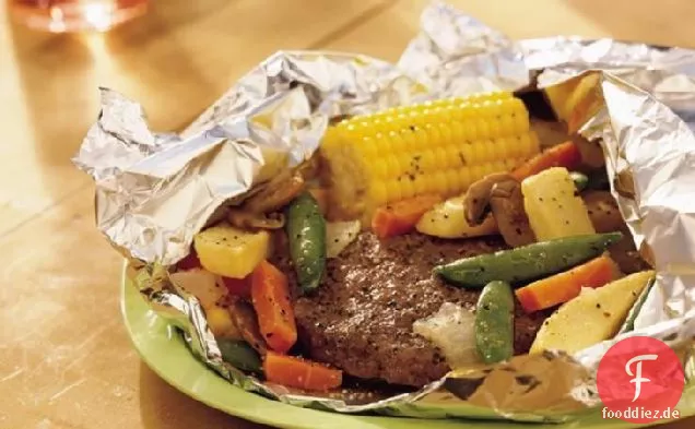 Burger und Veggie-Packs