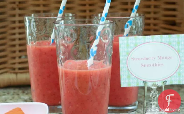 Erdbeer-Mango-Smoothies