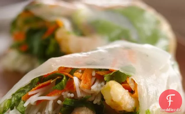Shrimp Summer Rolls mit Dip-Sauce