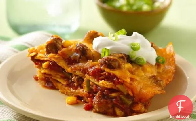 Rindfleisch-Enchilada Stack