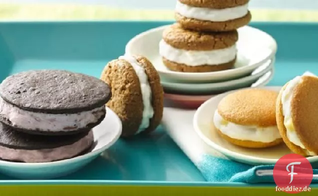 Tropische Vanille-FroYo-Sandwiches