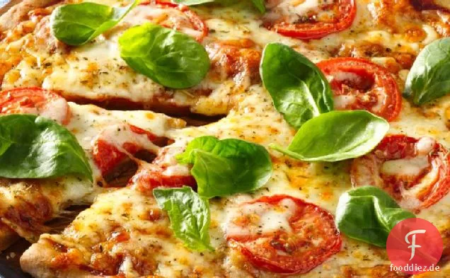 Glutenfreie Tomaten-Mozzarella-Pizza