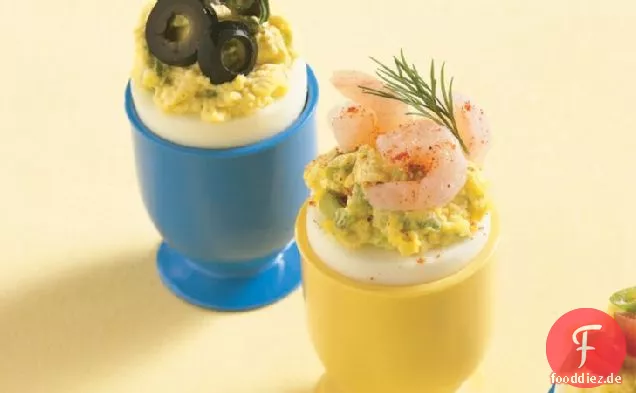 Deviled Eier mit einem Twist