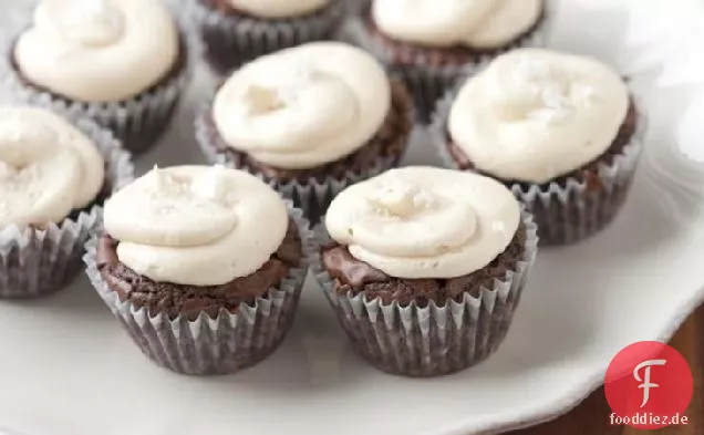 Gesalzene Karamell Brownie Bites