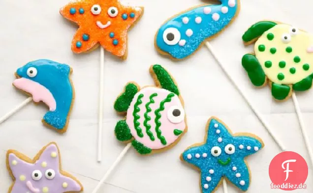 Unter dem Meer-Cookie Pops