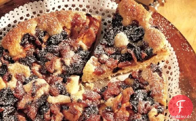 Gemischte Frucht Kaffee Kuchen