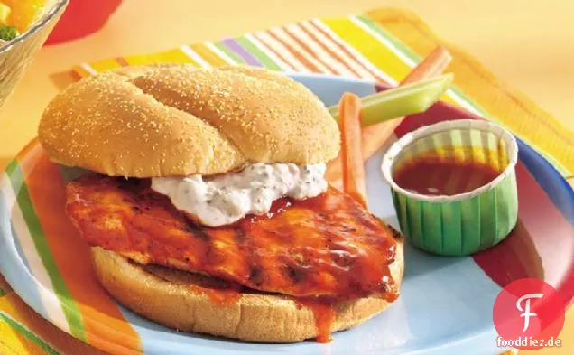 Gegrillte Buffalo Chicken Sandwiches